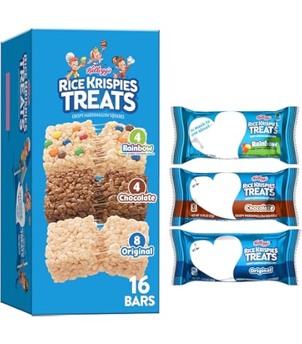 Amazon.com: Kellogg's Variety Rice Krispies Treats 60Count (2.925